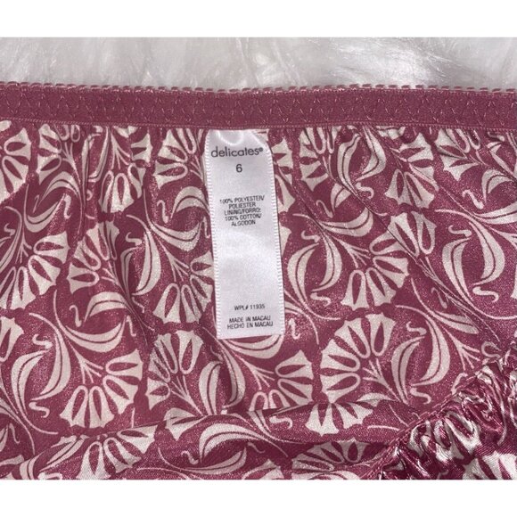 Vintage Delicates JCPenney Satin Panty String Bikini Panties Wallpaper 6 New - Picture 3 of 4